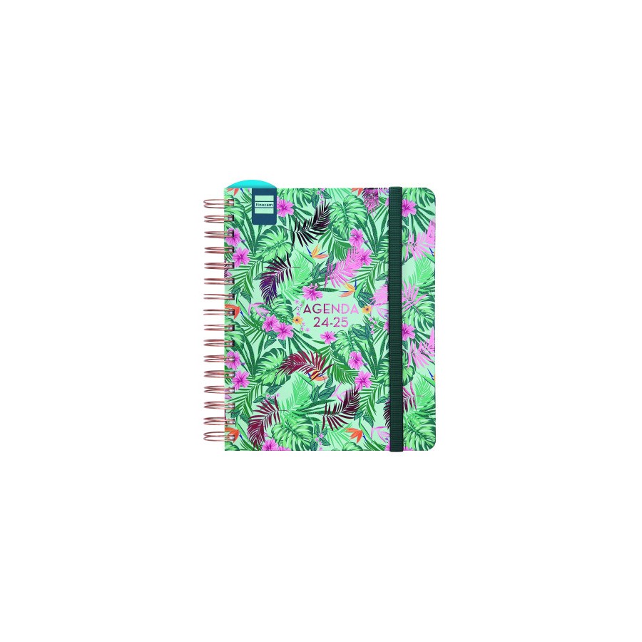 AGENDA DOCENTE 2024-2025 4o-155X212 SEMANA VISTA HORIZONTAL MAGISTRAL PERSONALIZABLE TROPIC FINOCAM 533580125