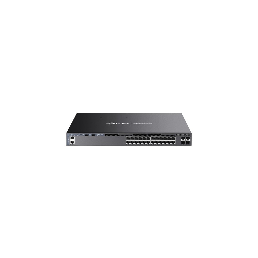 TP-Link Omada SG6428XHP switch Gestionado L3 Gigabit Ethernet (10/100/1000) Energia sobre Ethernet (PoE) 1U Negro