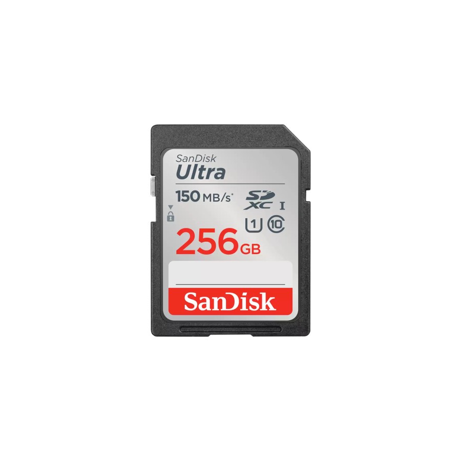 17157-SANDISK ULTRA 256GB SDXC MEMORY CARD 150MB/S