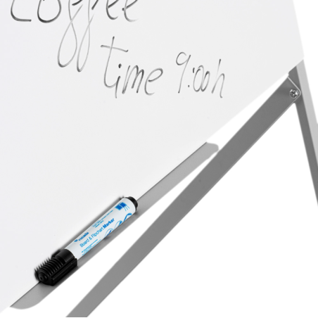 17159-PIZARRA CONFERENCIAS MAGNETICA LACADA CON ESTRUCTURA METALICA PLEGABLE ROCADA 605V22