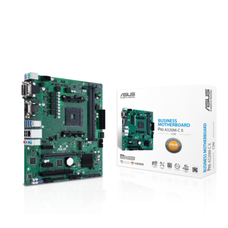 17175-ASUS PRO A520M-C II/CSM AMD A520 Zocalo AM4 micro ATX