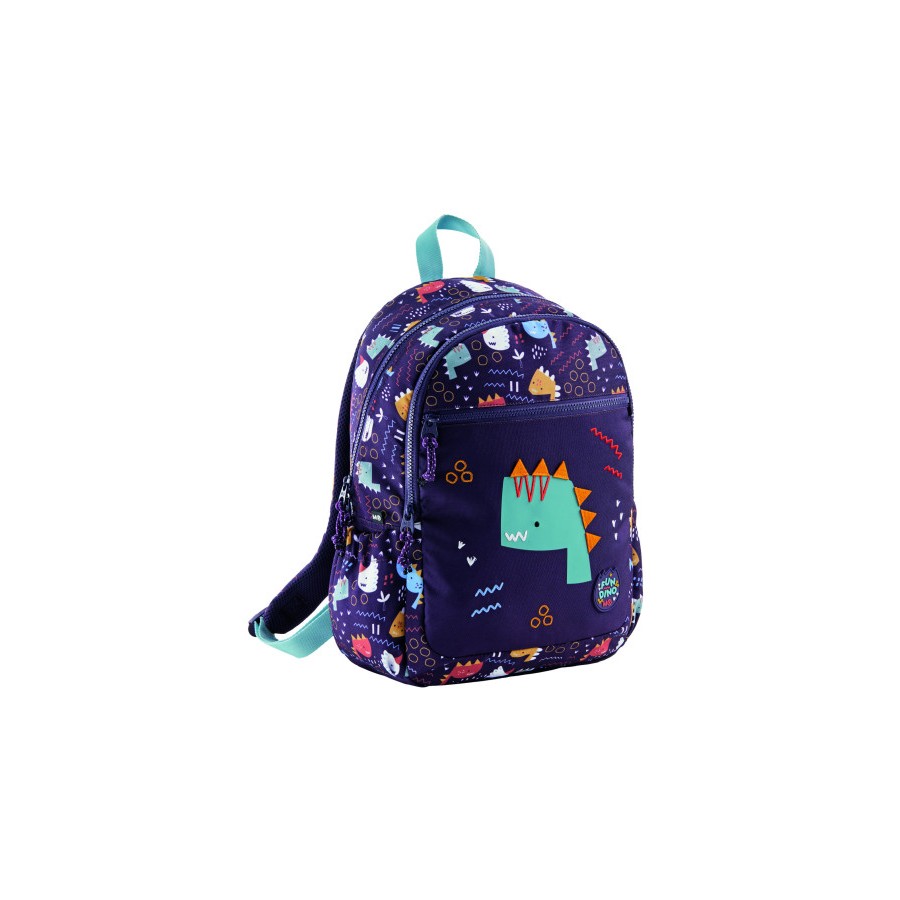 17188-MOCHILA TRIPLE LISBOA RECICLADA FUN DINO MIQUELRIUS MR19247