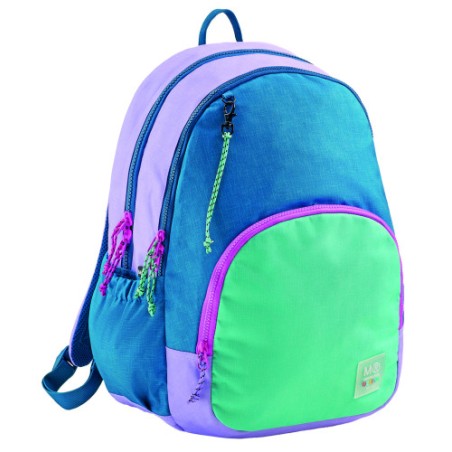17205-MOCHILA TRIPLE OSLO RECICLADA RIDER PURPLE MIQUELRIUS MR19342