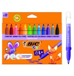 17216-ESTUCHE 12 ROTULADORES CONFORT JUMBO ROTULADORES BIC 517250