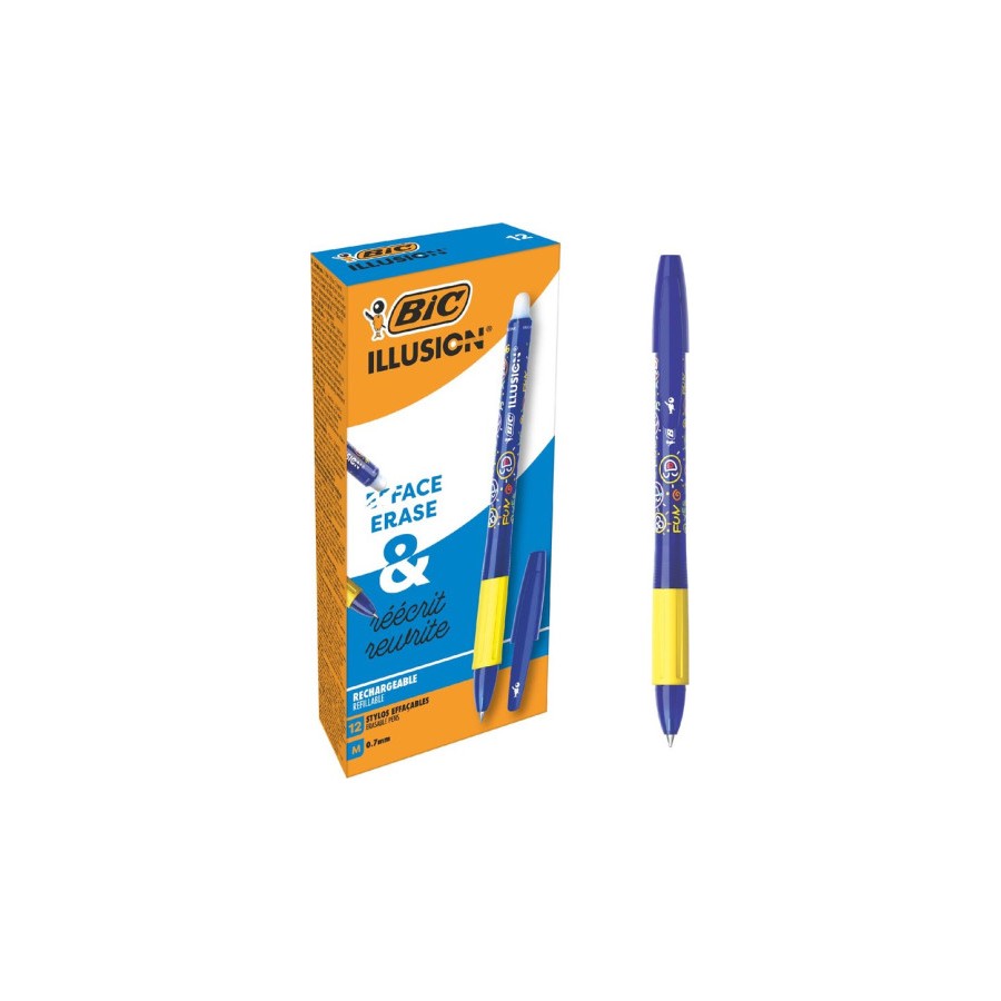 17217-BOLIGRAFO DE GEL BORRABLE AZUL BIC 516518