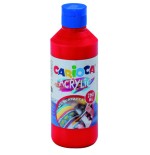 17224-BOTELLA PINTURA ACRILICA 250 ML. ROJO CARIOCA 40431/10