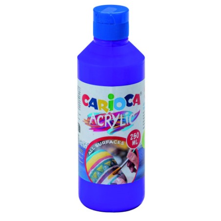 17225-BOTELLA PINTURA ACRILICA 250 ML. MORADO CARIOCA 40431/18