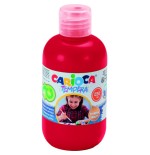 17229-BOTELLA TEMPERA 250 ML. ROJO CARIOCA 40424/10