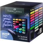 17237-Faber-Castell 254602 marcador 24 pieza(s) Punta de cincel Multicolor