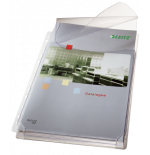 1727-BOLSA 5 FUNDAS FUELLE CON SOLAPA MULTITALADRO GRAN CAPACIDAD FORMATO A4 170 MICRAS PVC TRANSPARENTE LEITZ 47573003