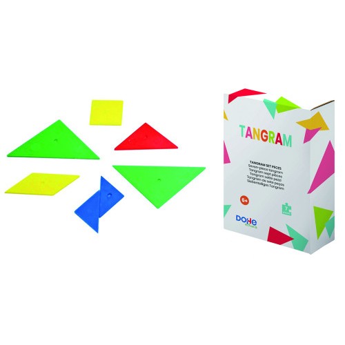 17275-CAJA TANGRAM - 7 PIEZAS - A PARTIR DE 6 ANOS. DOHE 1024