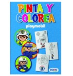 17281-LIBROS DE COLOREAR A4 - PLAYMOBIL - MODELO POLICE DOHE 51735