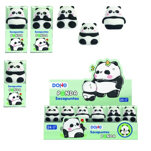 17290-EXPOSITOR CON 24 SACAPUNTAS PANDA  DOHE 79639
