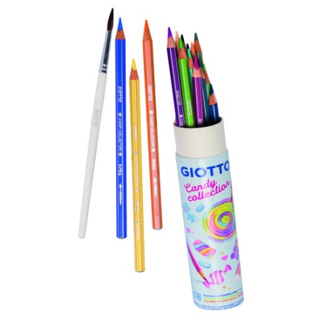 17305-BOTE 18 LAPICES ACUARELABLES CANDY COLLECTION GIOTTO F250000