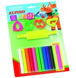 17319-BLISTER 10+2 ROLLITOS PLASTILINA 17 GRS. ALPINO DP000052