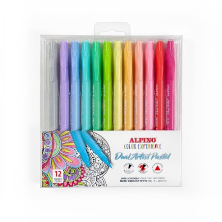17324-Alpino AR000188 marcador 12 pieza(s) Surtido Colores surtidos