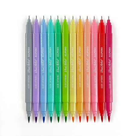 17325-Alpino AR000188 marcador 12 pieza(s) Surtido Colores surtidos