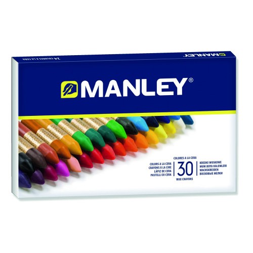 17336-ESTUCHE 30 CERAS MANLEY MNC00077