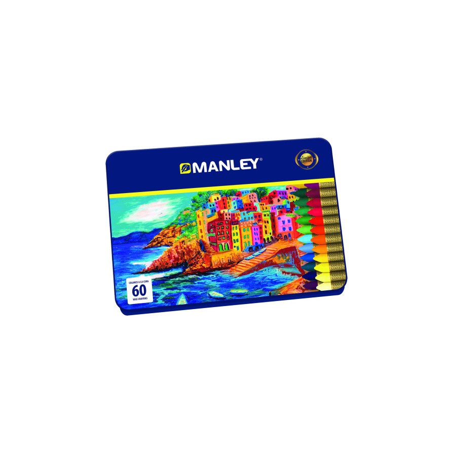 17338-ESTUCHE 60 CERAS MANLEY MNC00060