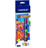 ESTUCHE PINTURA AL OLEO 12 X 12ML MANLEY MOP00012