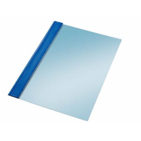 1735-CAJA 50 DOSIERS FASTENER PVC FORMATO FOLIO COLOR AZUL ESSELTE 13206