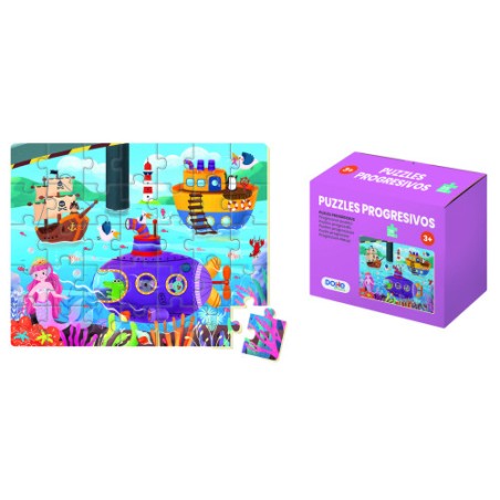 17383-PUZZLE DE 35 PIEZAS - A PARTIR DE 3 ANOS DOHE 65008