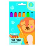 17386-MY FIRST FELT PEN ESTUCHE 6 ROTULADORES COLORES SURTIDOS NEW JOVI 1206