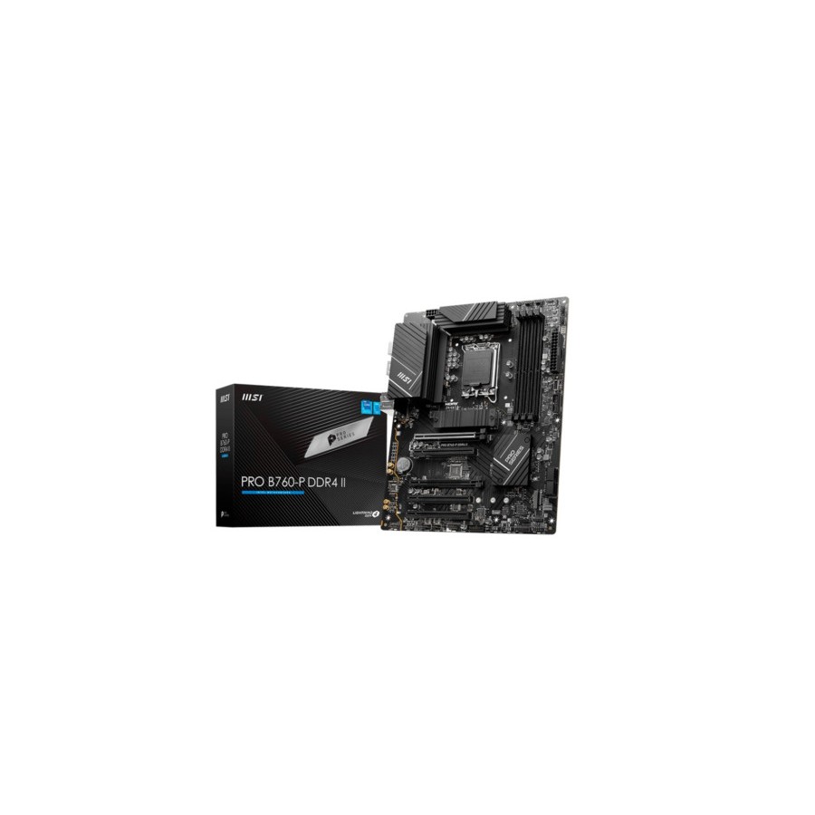 17389-PLACA MSI PRO B760-P II,INTEL,1700,B760,4DDR5,128GB,HDMI+DP,4SATA+2M.2,4USB 3.2+2USB-C,2.5GB,ATX