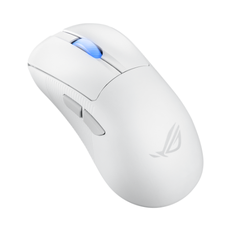 17396-ASUS ROG Keris II Ace Wireless AimPoint White raton mano derecha RF Wireless + Bluetooth + USB Type-A Optico 42000