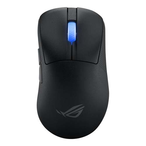 17397-ASUS ROG Keris II Ace Wireless AimPoint Black raton mano derecha RF Wireless + Bluetooth + USB Type-A Optico 42000