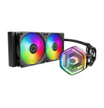 17416-Cooler Master MasterLiquid 240 ATMOS Procesador Kit de refrigeracion liquida 12 cm Negro