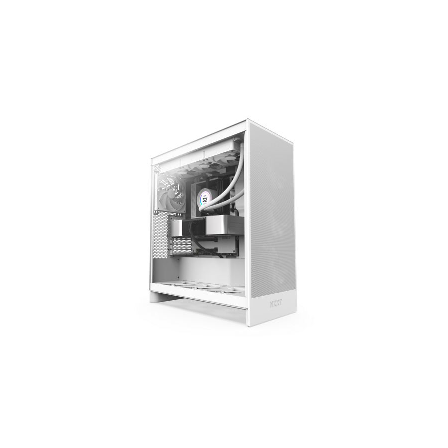 17432-NZXT H7 Flow Midi Tower Blanco
