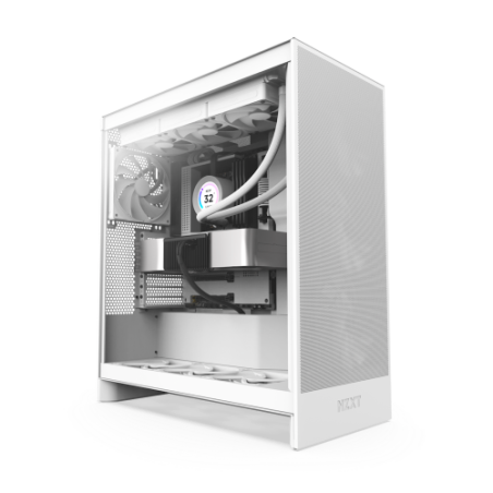 17432-NZXT H7 Flow Midi Tower Blanco
