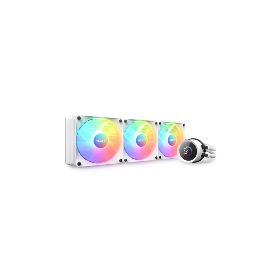 NZXT Kraken 360 RGB Procesador Sistema de refrigeracion liquida todo en uno 12 cm Blanco 1 pieza(s)