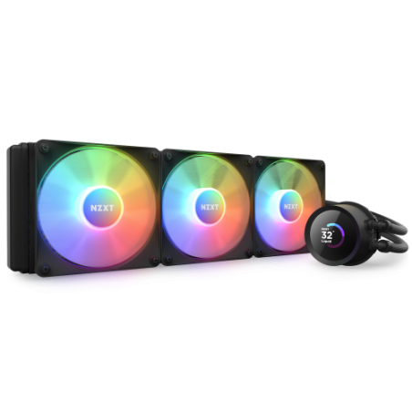 NZXT Kraken 360 RGB Procesador Sistema de refrigeracion liquida todo en uno 12 cm Negro 1 pieza(s)