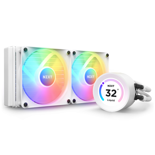 17462-NZXT Kraken Elite 240 RGB Procesador Sistema de refrigeracion liquida todo en uno 12 cm Blanco 1 pieza(s)