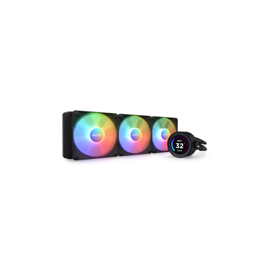 NZXT Kraken Elite 360 RGB Procesador Sistema de refrigeracion liquida todo en uno 12 cm Negro 1 pieza(s)