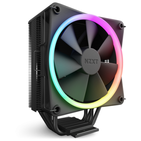 NZXT T120 RGB Procesador Refrigerador de aire 12 cm Negro 1 pieza(s)