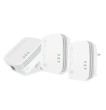 17482-Strong Powerline 600 Triple Pack Mini 600 Mbit/s Ethernet Blanco 3 pieza(s)