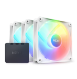 NZXT F120 Core RGB Carcasa del ordenador Ventilador 12 cm Blanco 3 pieza(s)