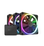 NZXT F120 RGB Triple Pack Carcasa del ordenador Ventilador 12 cm Negro 3 pieza(s)