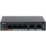 (DH-CS4006-4ET-60) DAHUA SWITCH 6 PUERTOS, 4 POE, GESTIONABLE CON CLOUD