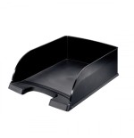1757-BANDEJA APILABLE JUMBO EN POLIESTIRENO FORMATO FOLIO COLOR NEGRO LEITZ 52330095