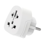 17577-Ewent EW1480 adaptador de enchufe electrico Universal Blanco