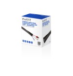17589-Ewent EW1557 organizador de cables Universal Pasacables Negro 1 pieza(s)