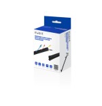 17596-Ewent EW1562 organizador de cables Universal Pasacables Negro 1 pieza(s)