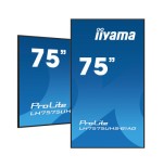 MONITOR IIYAMA 75" (LH7575UHS-B1AG) 3840X2160 / 4K UHD / 24/7 / 500 CD/M / 8MS / DP / 3XHDMI / MICRO SD SLOT /  E-SHARE /IISIGNA