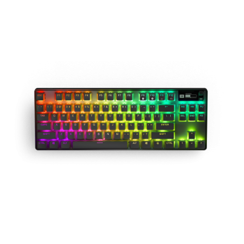Steelseries Apex Pro TKL teclado USB + RF Wireless + Bluetooth QWERTY Ingles de EE. UU. Negro