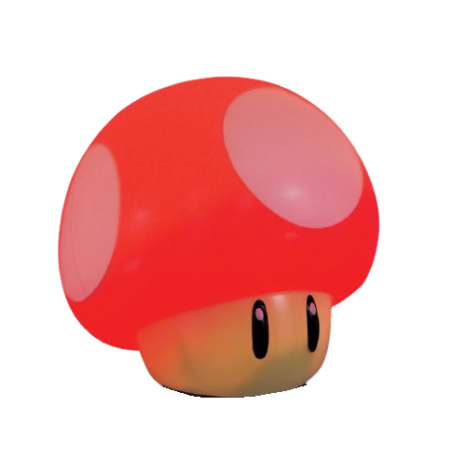 LAMPARA AMBIENTE DISENO SETA SUPER MARIO PALADONE REDSTRING PP4017NNV4