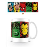 TAZA DESAYUNO MARVEL CARAS COMIC PYRAMID INTERNATIONAL REDSTRING MG23443
